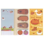 Kapibara öntapadós jegyzettömbök, 100x200mm-es tartóban