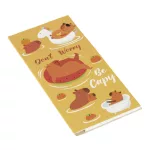 Kapibara öntapadós jegyzettömbök, 100x200mm-es tartóban