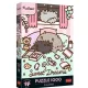 Pusheen cicás puzzle, 1000 db-os, 48x68cm, Sweet Dreams