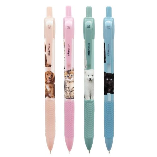 Puppy cicás-kutyás zseléstoll, 0,7 mm, Interdruk, többféle