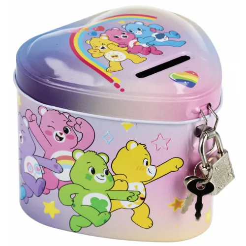 Care Bears persely, fém, szív alakú, Starpak