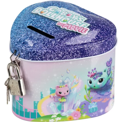 Gaby's dollhose persely, fém, szív alakú, Starpak