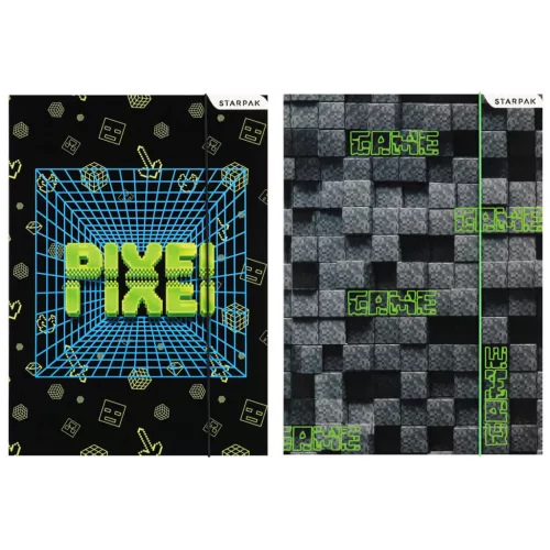 Minecraft mintás gumis mappa A/4, Starpak, kétféle (583295)