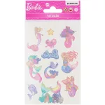 Tetoválás matrica szett, sellő Barbie, 10x17,5cm, Sticker Boo