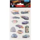 Tetoválás matrica szett, Hot wheels versenyautók, 10x17,5cm, Sticker Boo