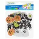 Dekorgumi, öntapadós halloweeni formák, Craft with fun