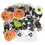 Dekorgumi, öntapadós halloweeni formák, Craft with fun