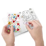 Kapibarás színezőkönyv matricákkal és strasszkövekkel