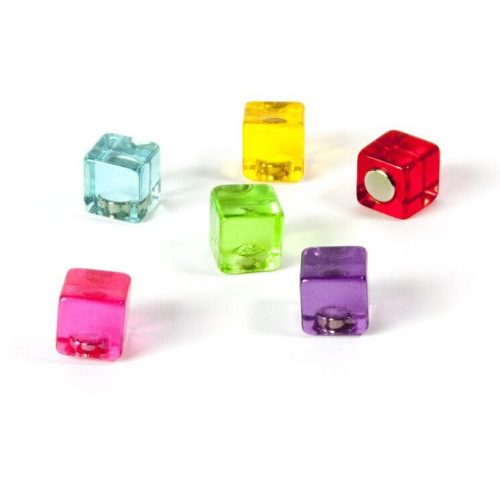 Mágnesek, fun and color, 6 db-os, Color Cube - színes kockák