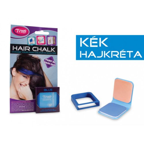 Hajkréta, szivárvány tincsek, 6g, kék