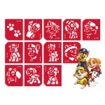 Sablonok, 12 db-os, Paw Patrol, Mancs őrjárat (CTMS-0084)