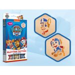 Csillámtetoválás szett, Paw Patrol fiús (kék) 12 sablonnal és 3 csillámporral