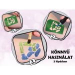 Csillámtetoválás szett, Járművek, 15 sablonnal és 2 csillámporral