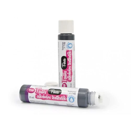 Tartós testfesték, 25ml, fekete