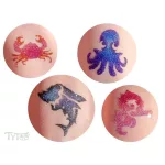 Sablonok, Sea Animals, Tengeri állatok sablon szett, min. 20 minta