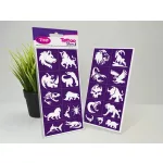 Sablonok, Beastly Animals, Vad állatok sablon szett, min. 20 minta