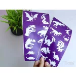 Sablonok, Dinosaurs, Dinoszauruszok sablon szett, min. 20 minta