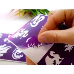 Sablonok, Dragons & Lizards, Sárkányok és gyíkok sablon szett, min. 20 minta