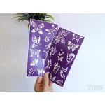 Sablonok, Butterflies - Pillangók sablon szett, min. 20 minta