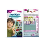 Tetoválás matrica szett, Cool Kids Collection, 10 ív összesen 83 matricával