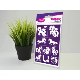 Sablonok, Ponies (pónik) sablon szett, kicsi, 10 db-os