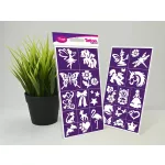 Sablonok, Dream Pack (lányos minták) sablon szett, nagy, 24 db-os