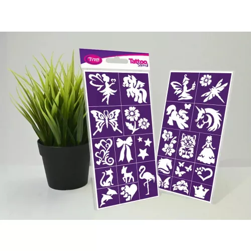 Sablonok, Dream Pack (lányos minták) sablon szett, nagy, 24 db-os