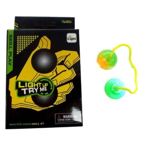 Thumb Chucks zsonglőrjáték, Fidget ball, LED-es